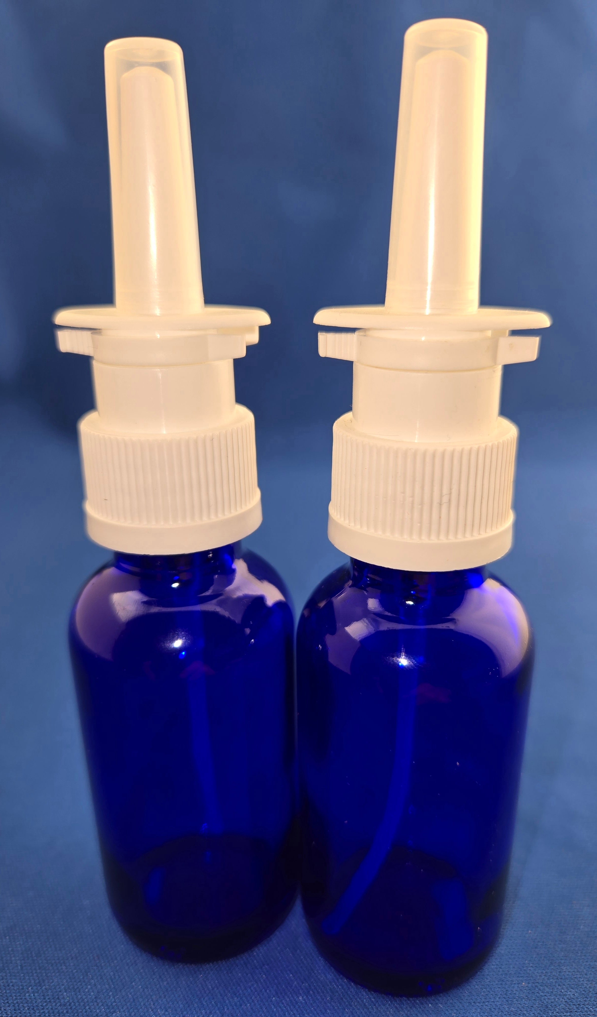 Snoot! 30ml Cobalt Blue Glass Nasal Sprayers 2-Pack