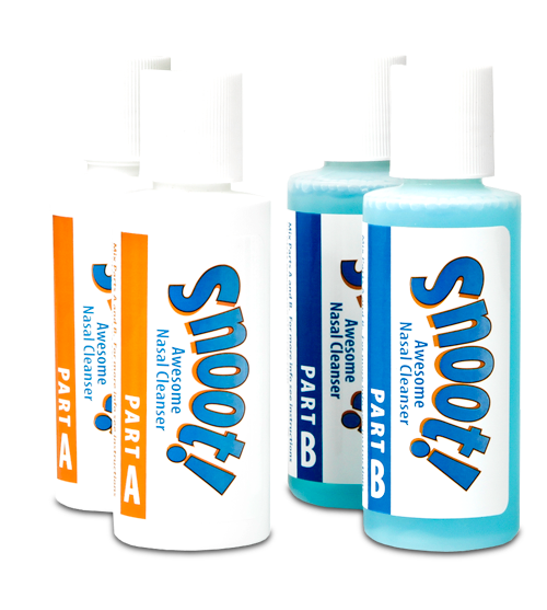 Snoot! Cleanser Refill Kit (4 - 2oz Bottles) STRONG or MILD Formula