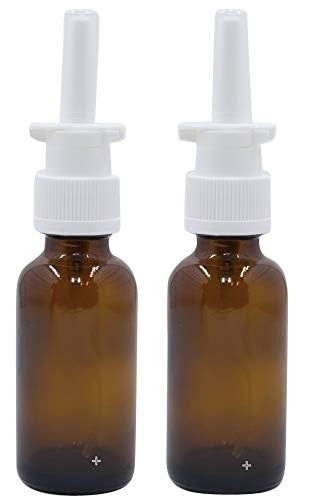 Snoot! 30ml Amber Glass Nasal Sprayers 2-Pack