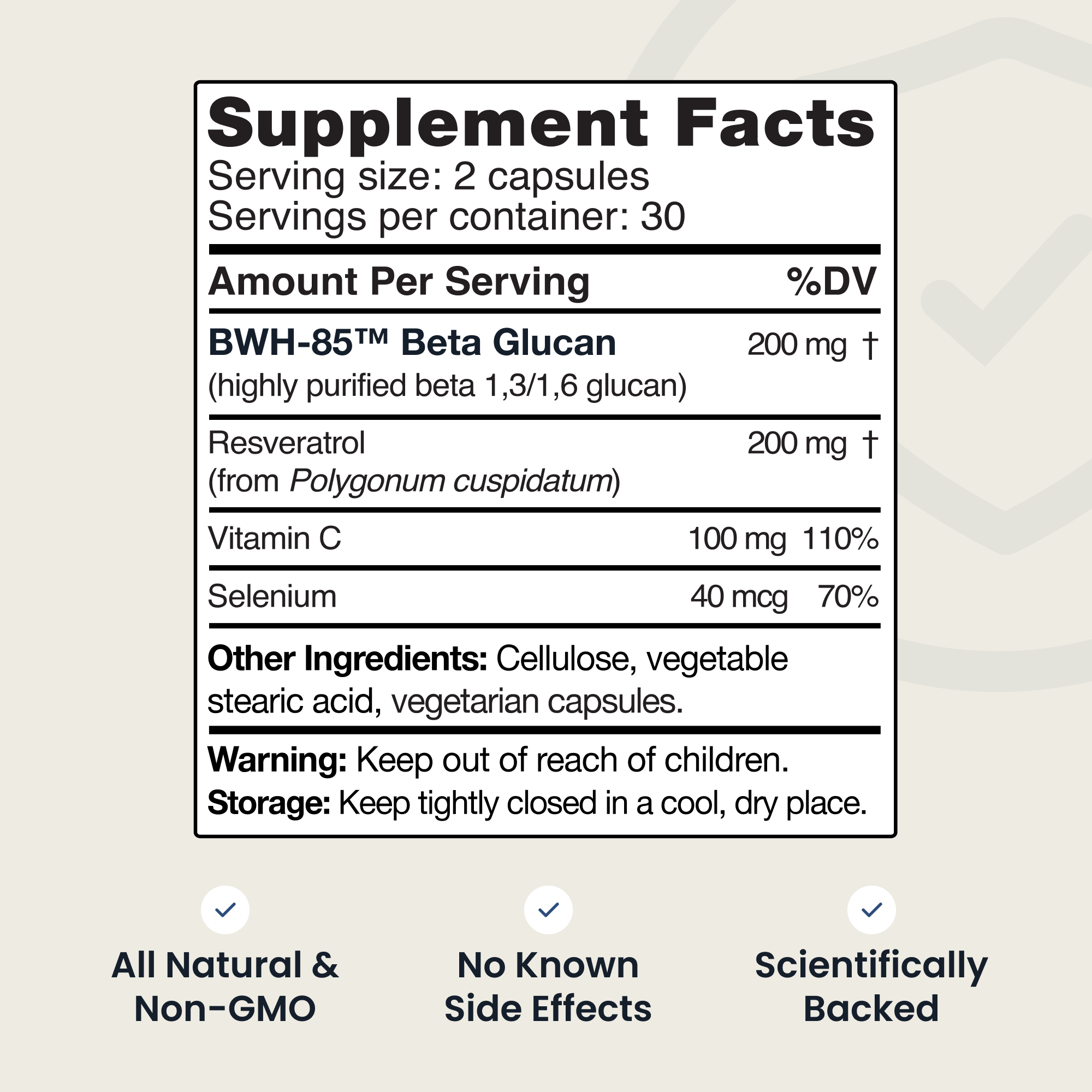 Beta Glucan 100+