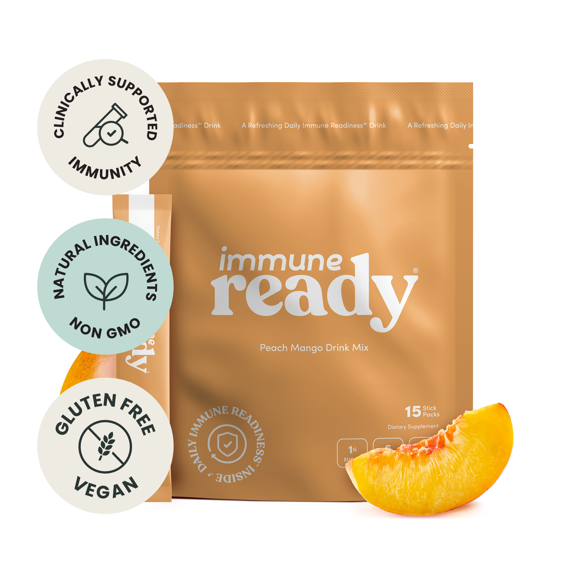Immune Ready® Drink Mix - Peach Mango