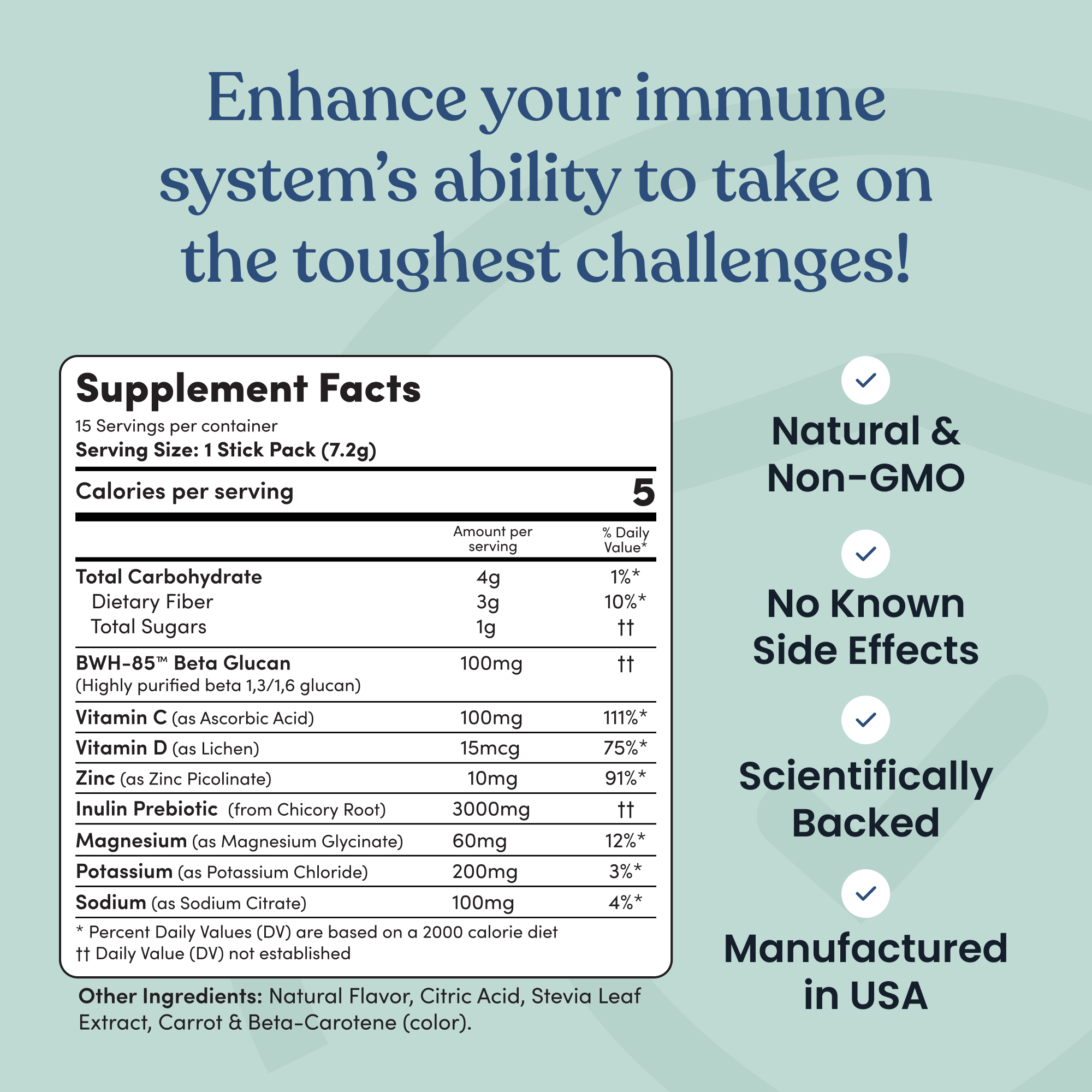 Immune Ready® Drink Mix - Peach Mango