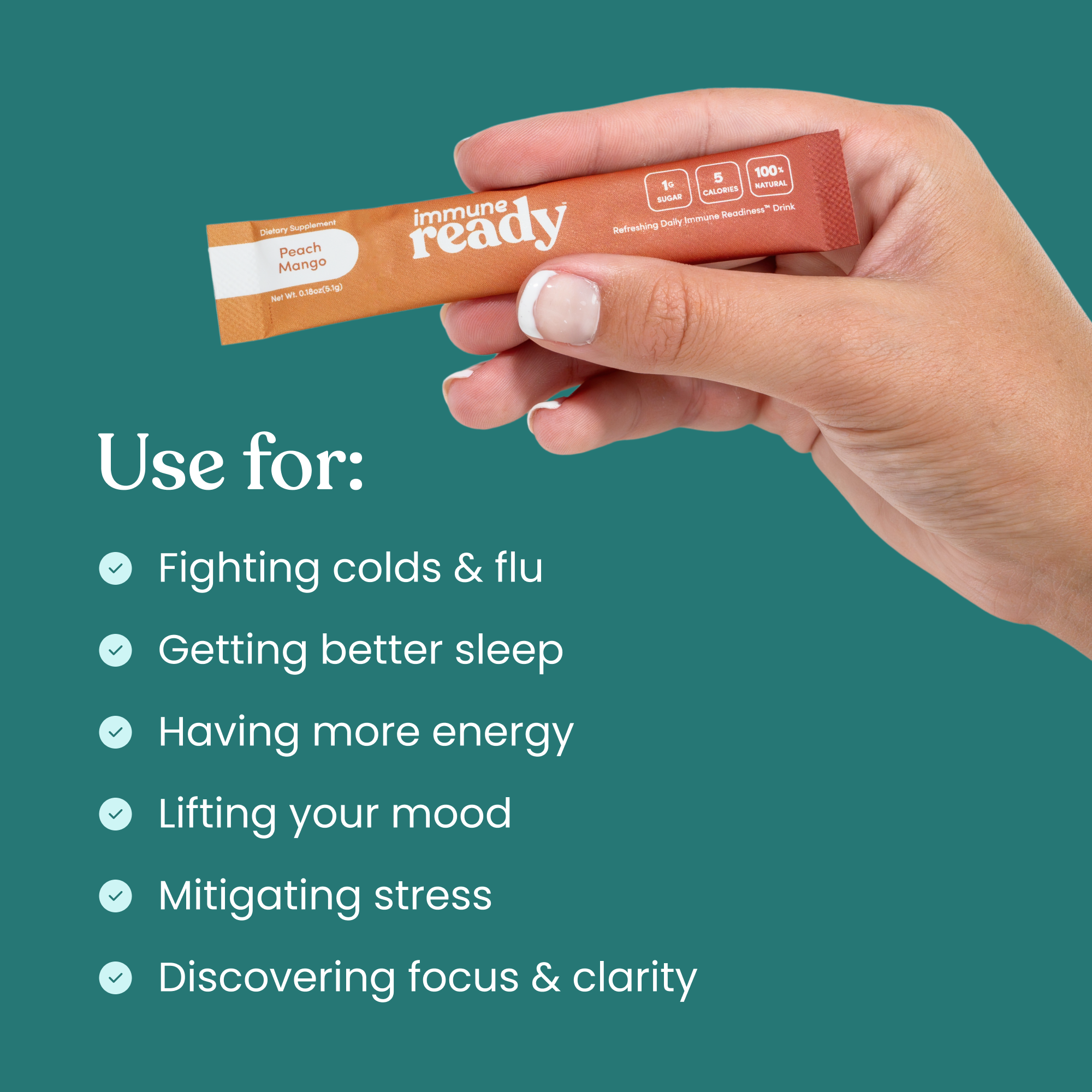 Immune Ready® Drink Mix - Peach Mango