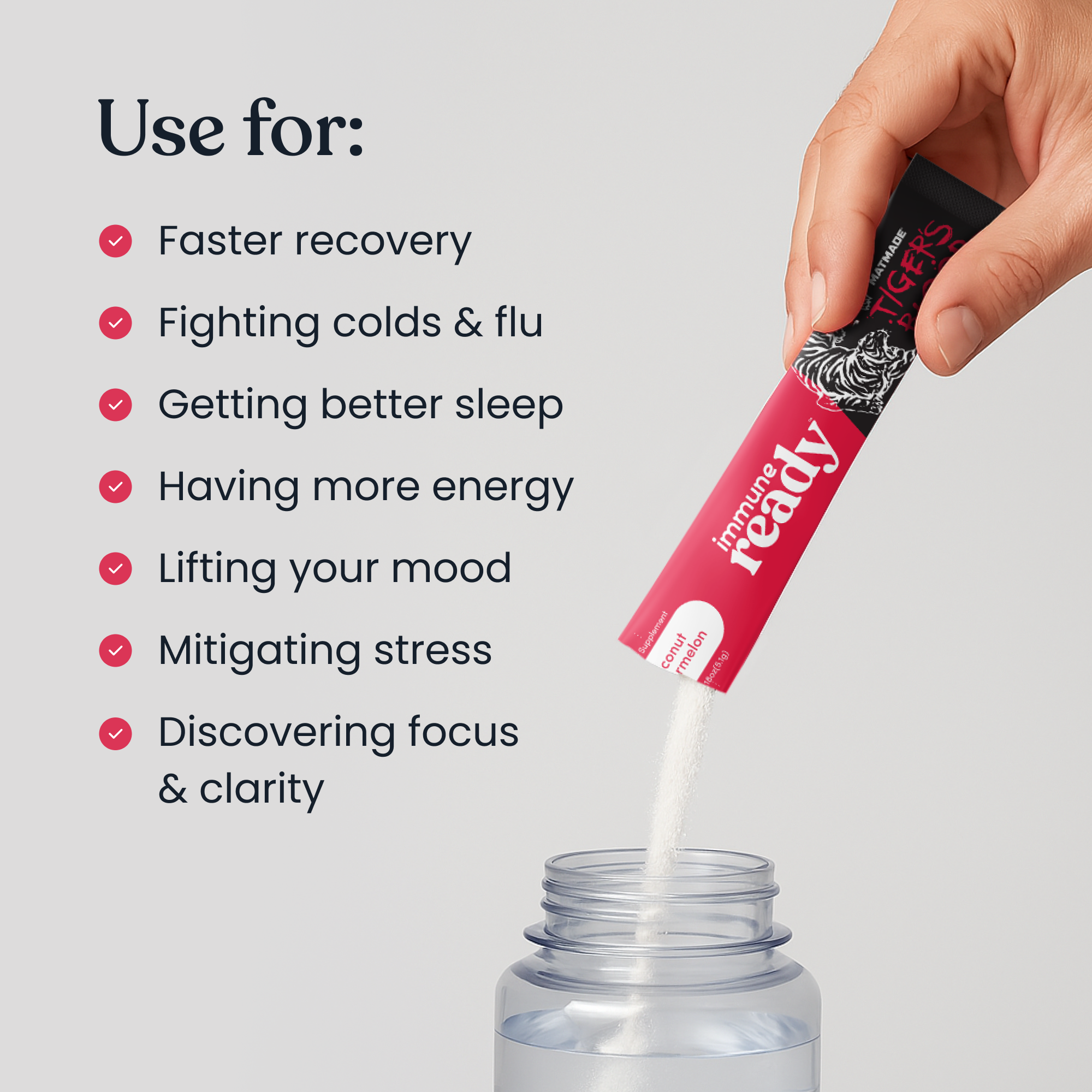 Immune Ready® Drink Mix - Coconut Watermelon