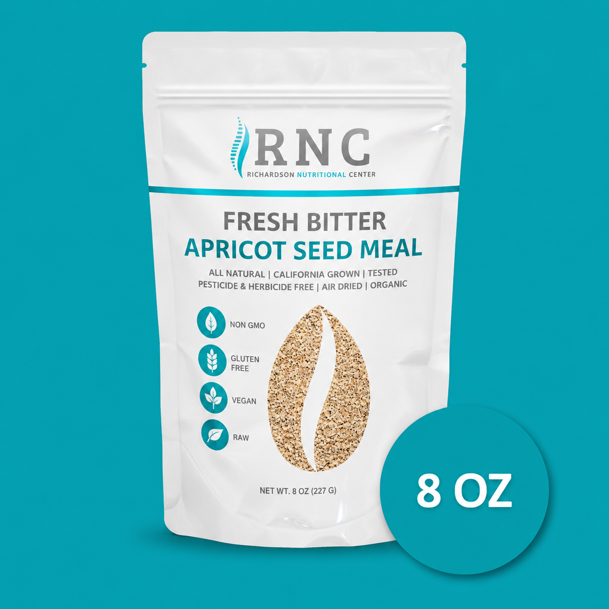 Fresh Bitter Apricot Seed Meal – 8oz